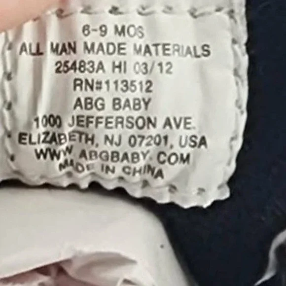 ABG Baby Infant Sneakers Black Gray Red Soft Sole Crib Shoes 6-9 Months - Picture 6 of 6